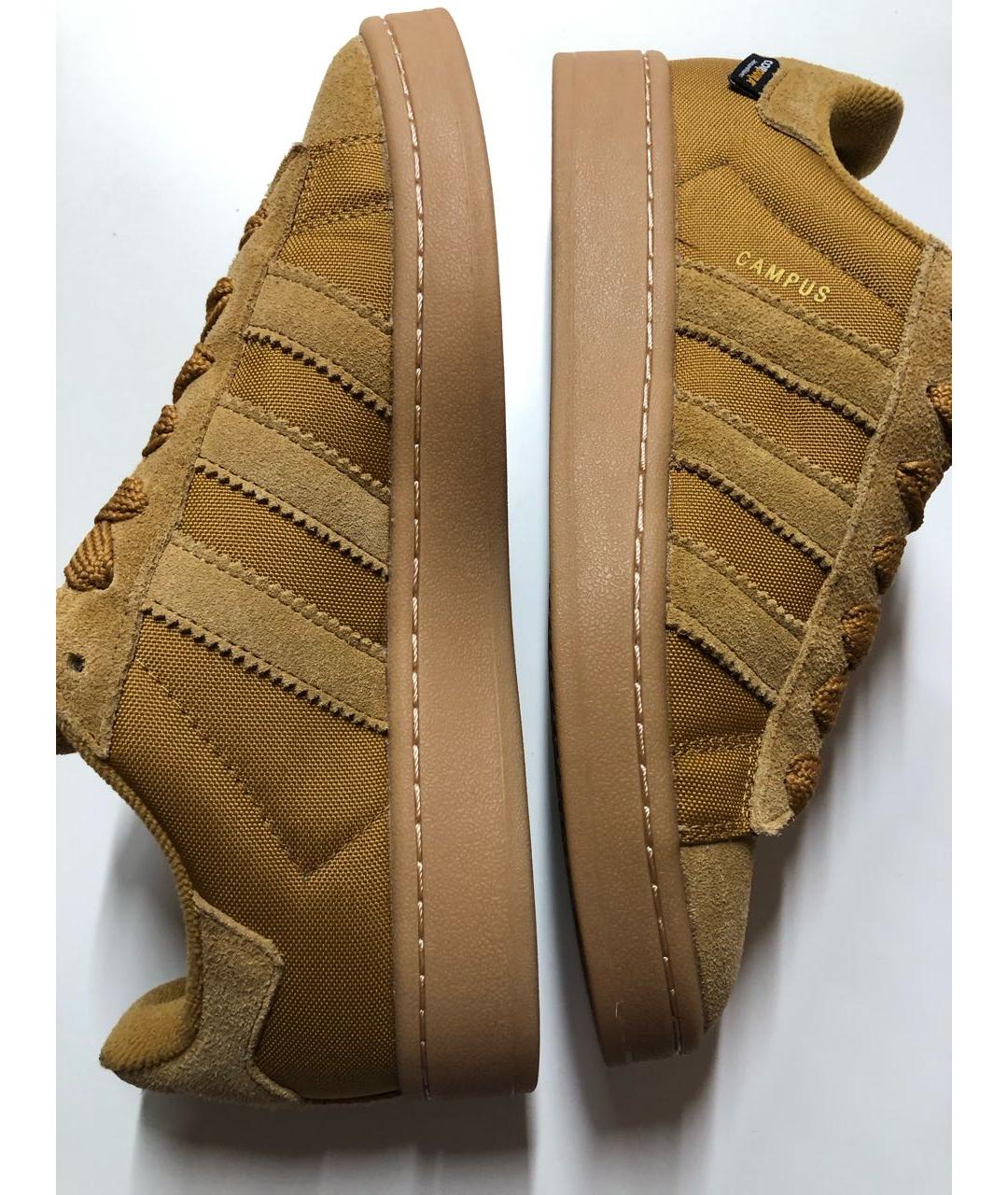 ADIDAS Коричневые замшевые кроссовки, фото 7