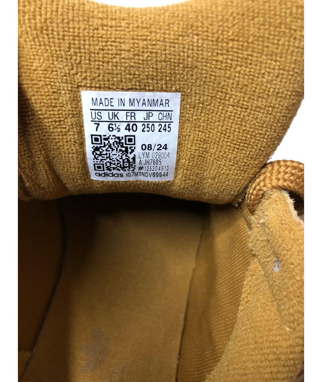 ADIDAS Коричневые замшевые кроссовки, фото 5