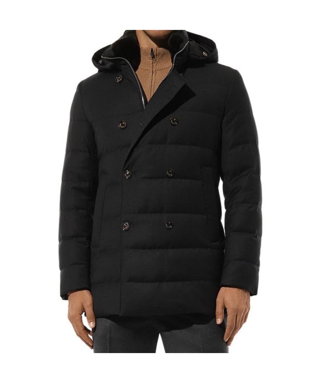 MONTECORE Антрацитовый шерстяной пуховик, фото 5