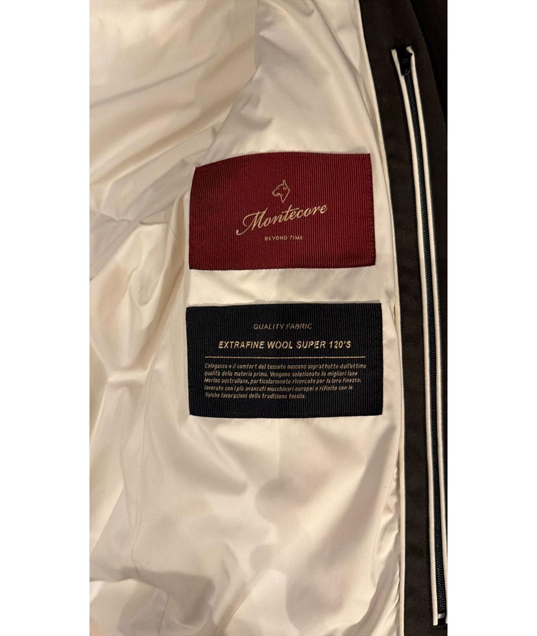 MONTECORE Антрацитовый шерстяной пуховик, фото 2