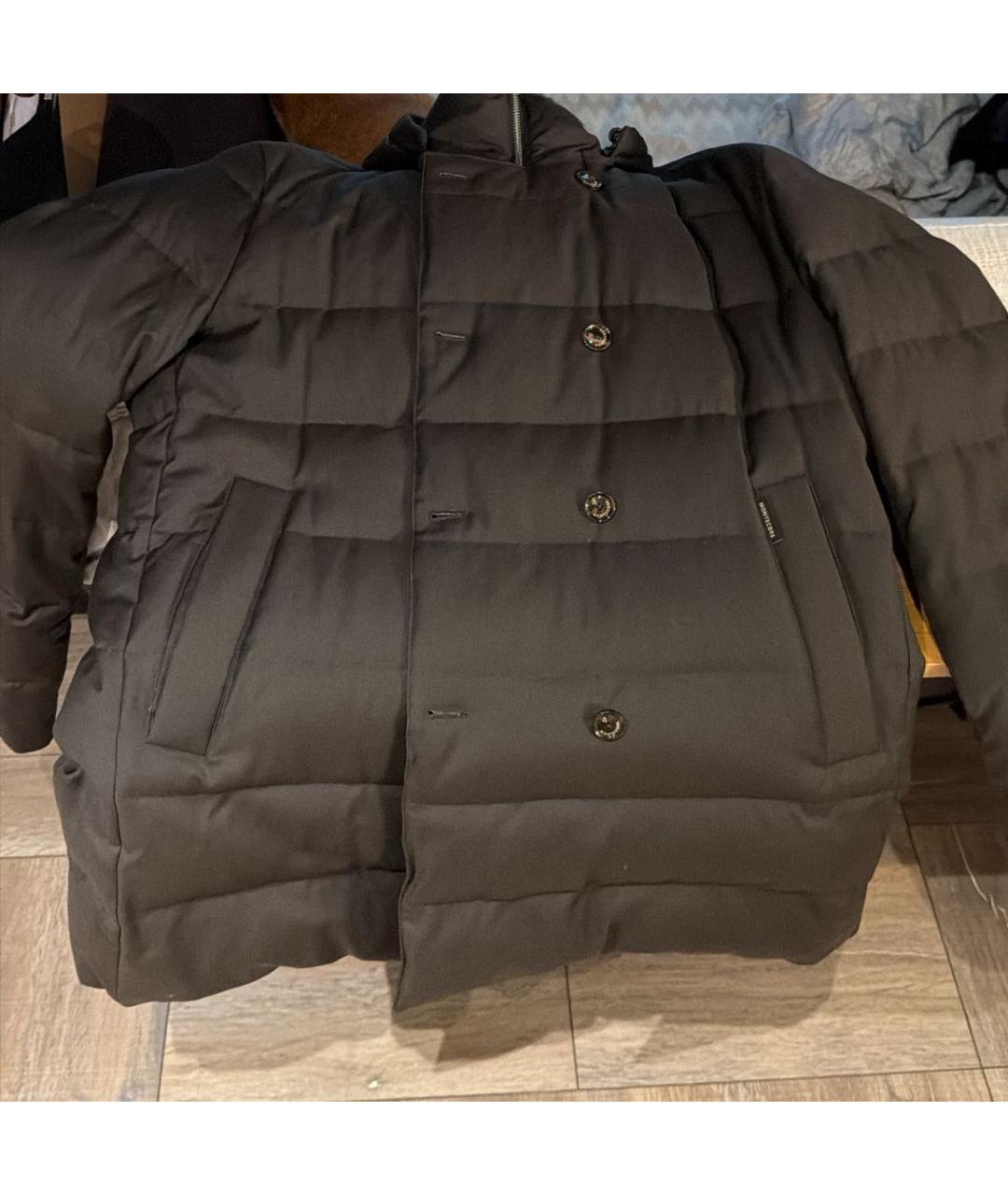 MONTECORE Антрацитовый шерстяной пуховик, фото 4