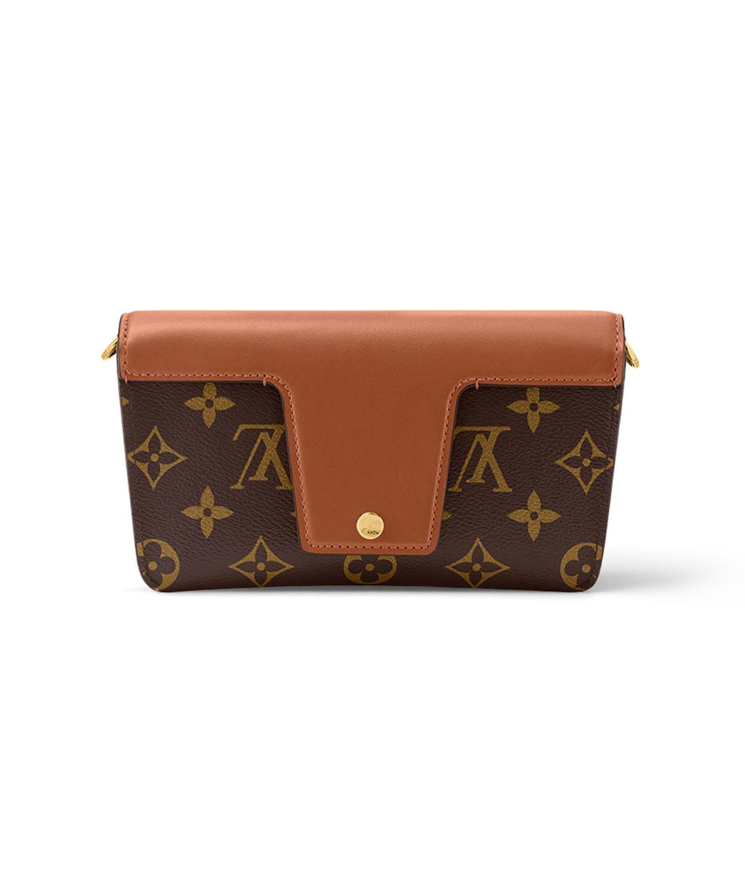 LOUIS VUITTON Коричневая сумка через плечо, фото 3