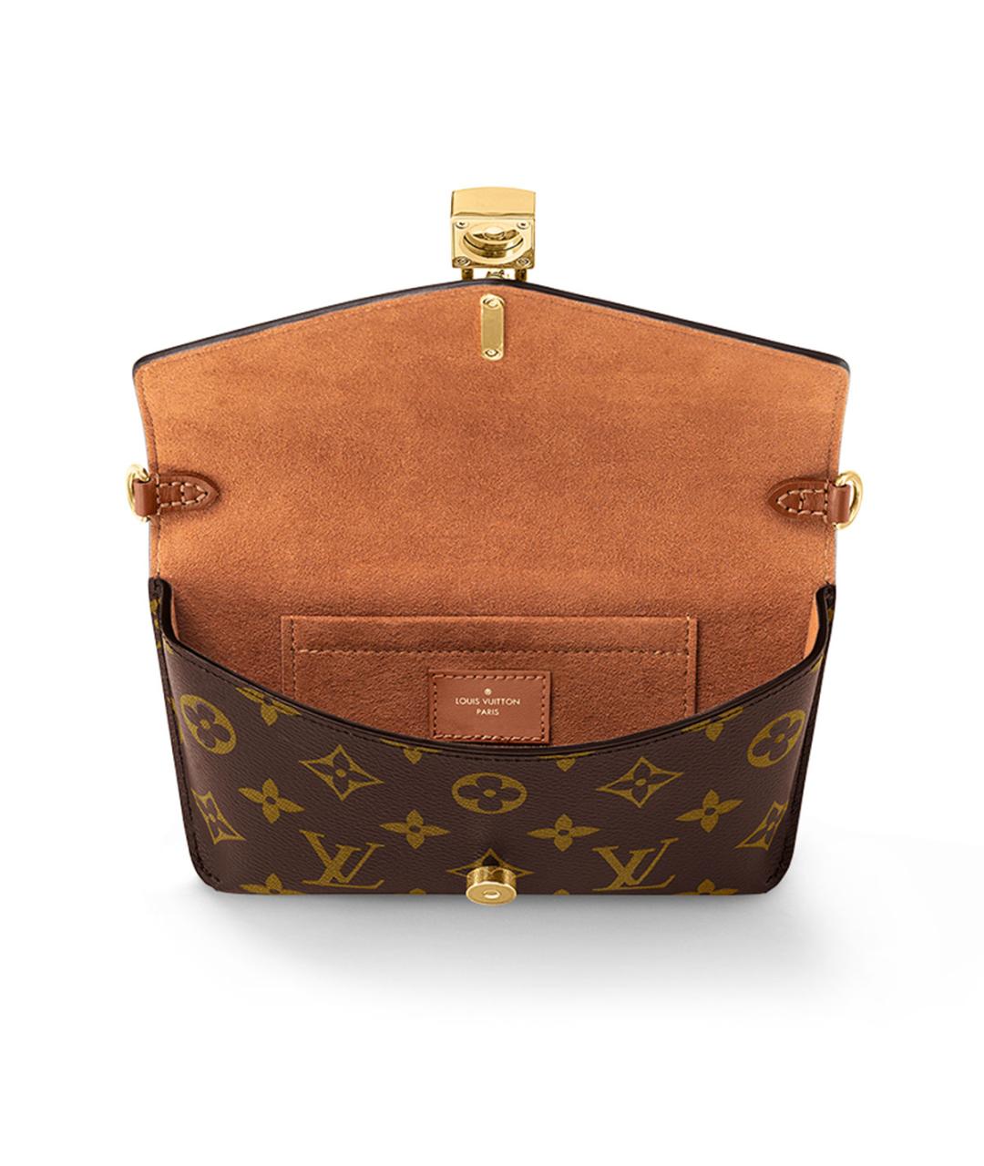 LOUIS VUITTON Коричневая сумка через плечо, фото 6