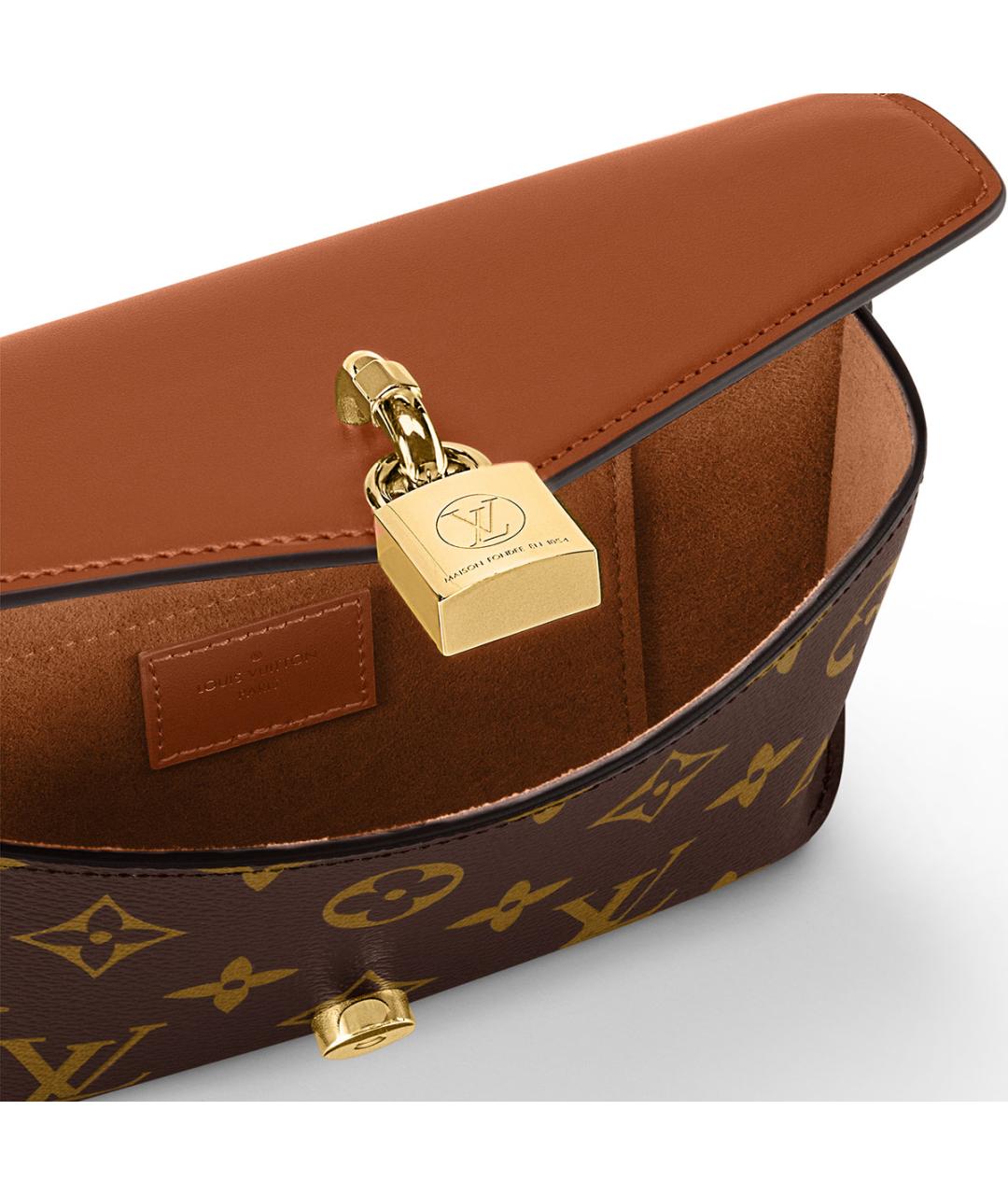 LOUIS VUITTON Коричневая сумка через плечо, фото 5