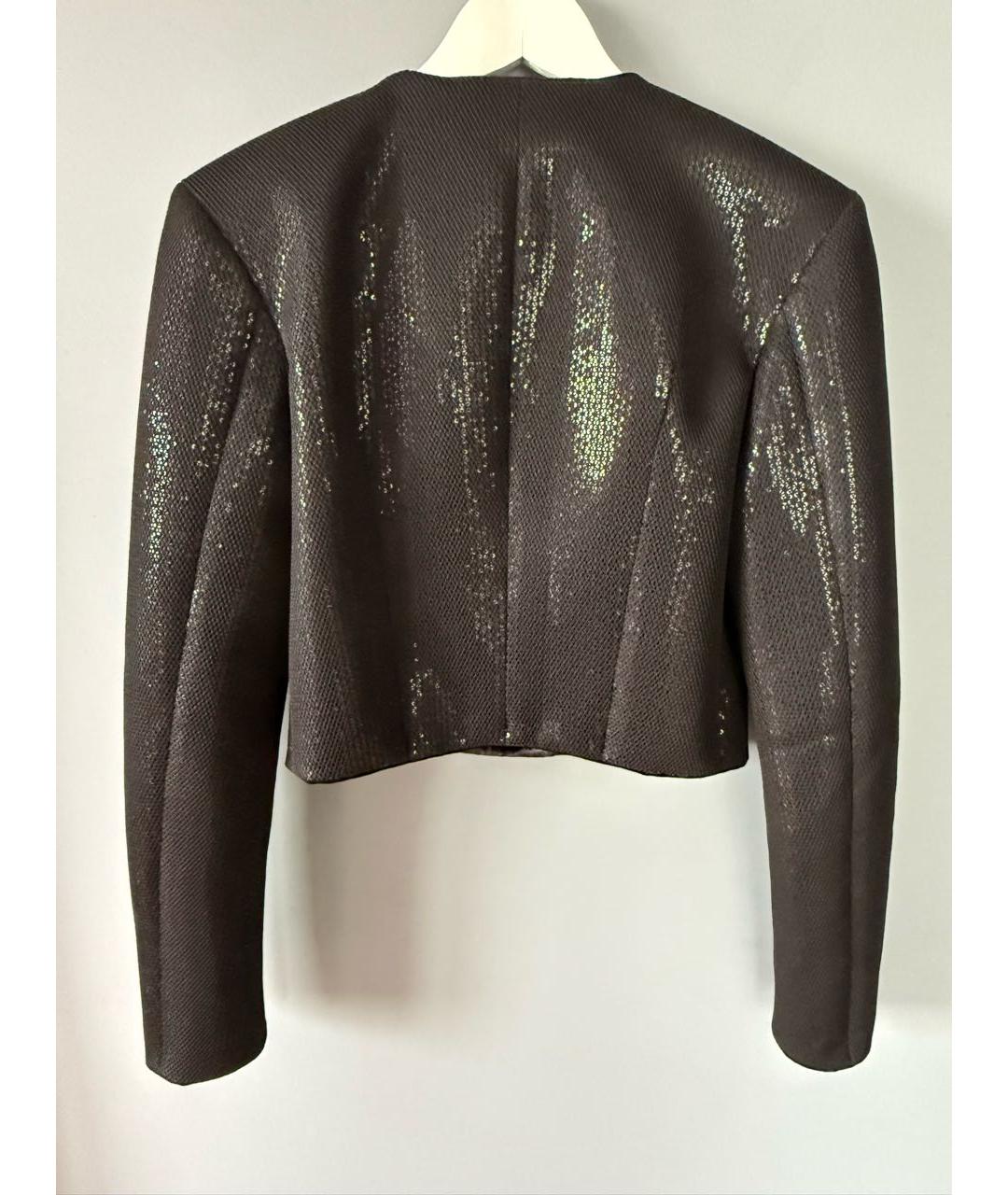 AUTENTIMENTS Черный полиэстеровый жакет/пиджак, фото 3