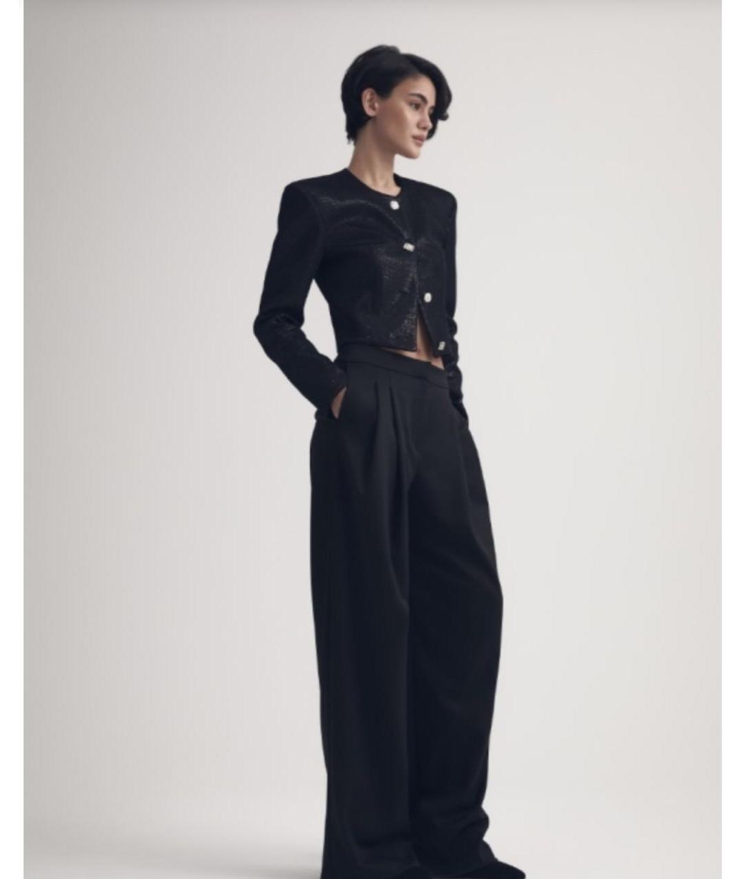 AUTENTIMENTS Черный полиэстеровый жакет/пиджак, фото 7