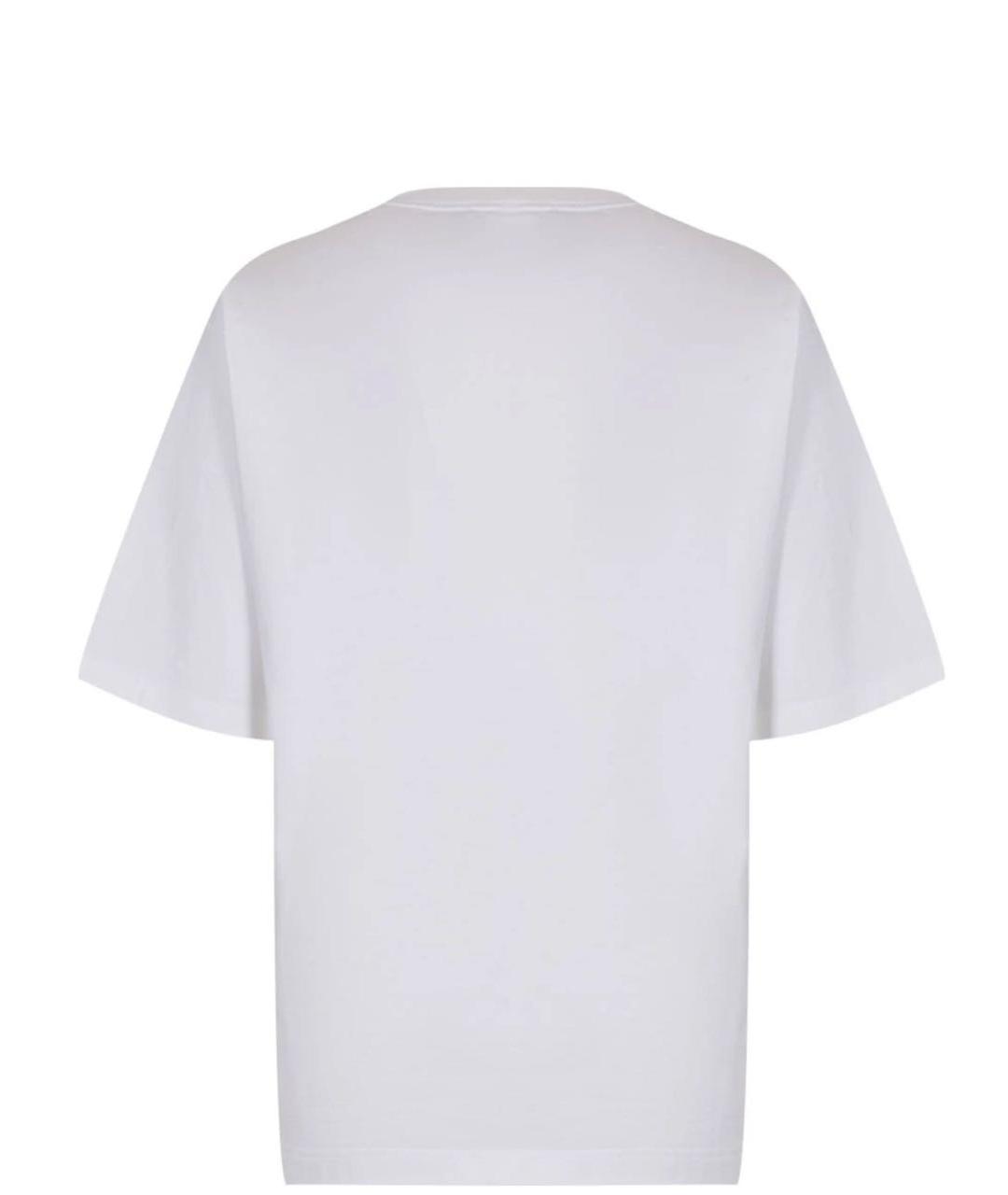 DOLCE&GABBANA Белая хлопковая футболка, фото 2