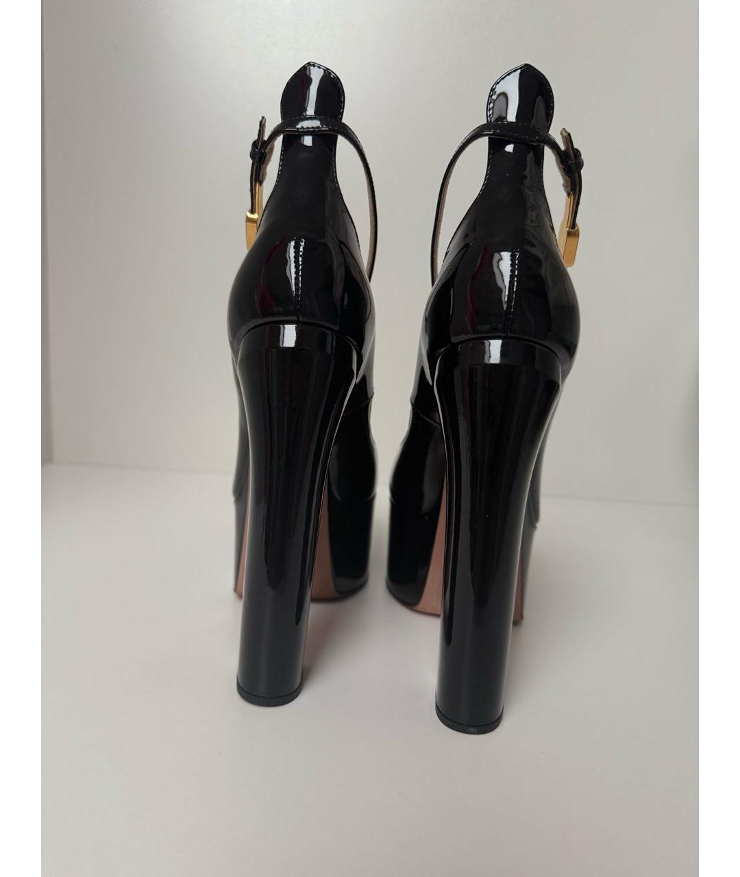 VALENTINO Черные туфли из лакированной кожи, фото 4