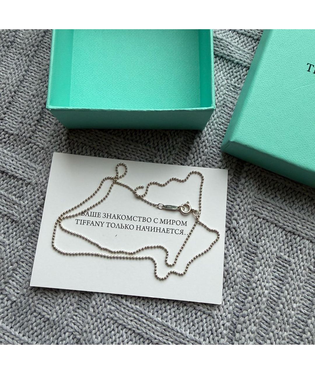TIFFANY&CO Серебряная серебряная цепочка, фото 8