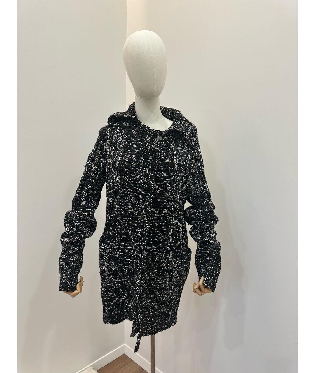 CHANEL Черный кашемировый кардиган, фото 6