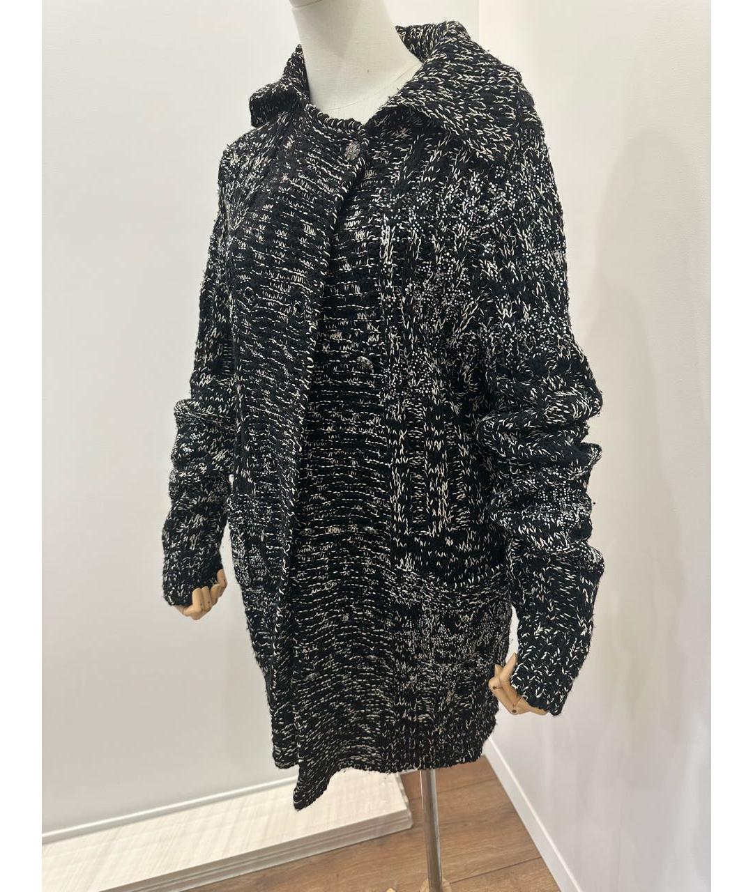 CHANEL Черный кашемировый кардиган, фото 3