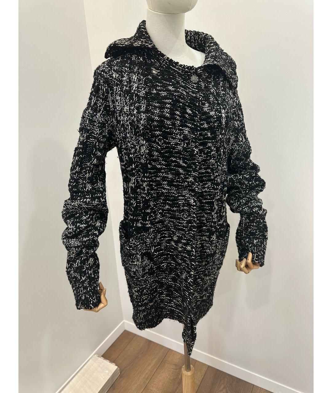 CHANEL Черный кашемировый кардиган, фото 4