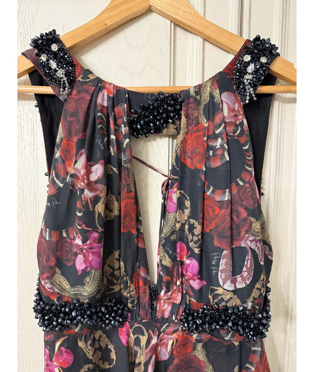 PHILIPP PLEIN Мульти шелковый сарафан, фото 2