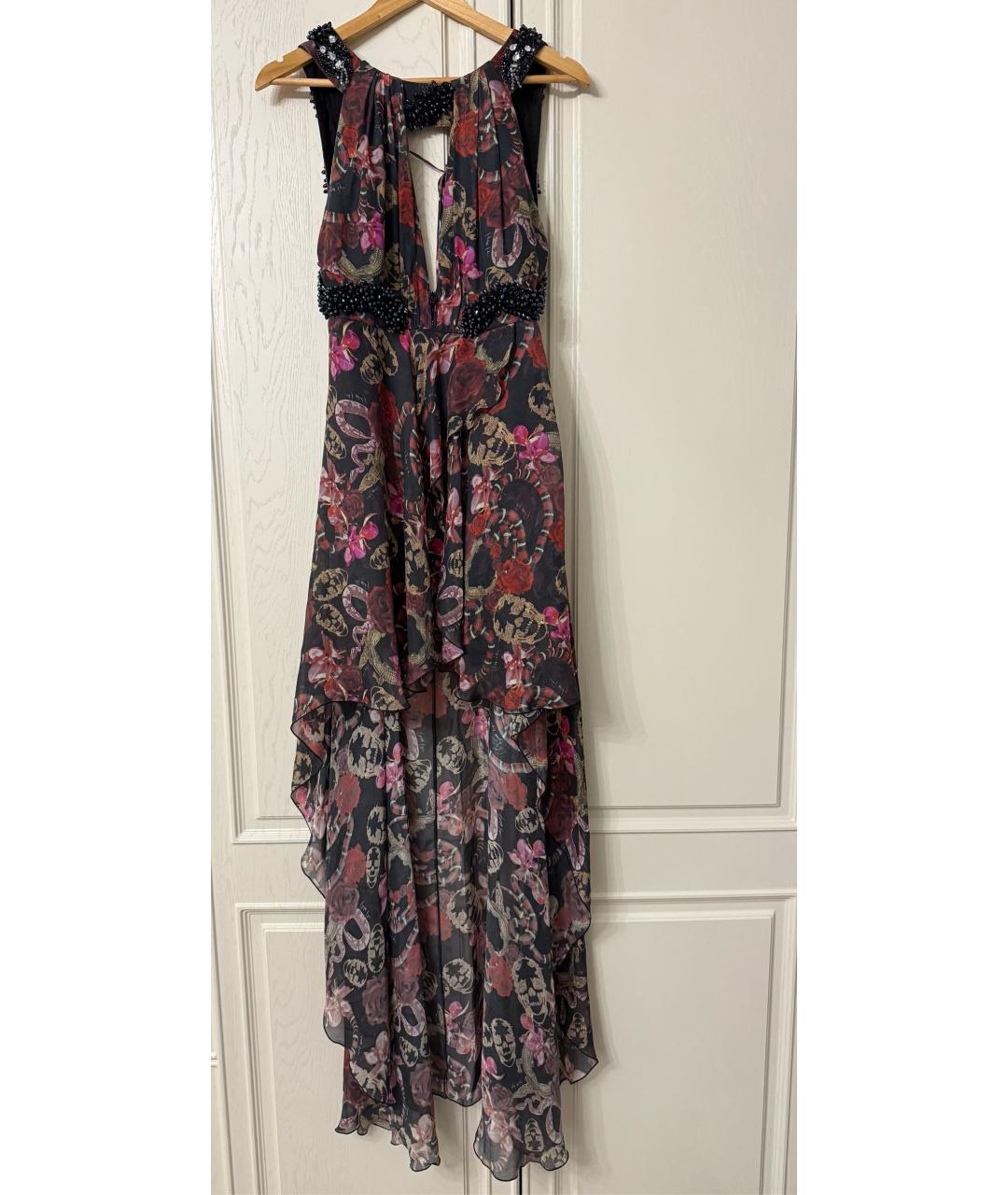 PHILIPP PLEIN Мульти шелковый сарафан, фото 9