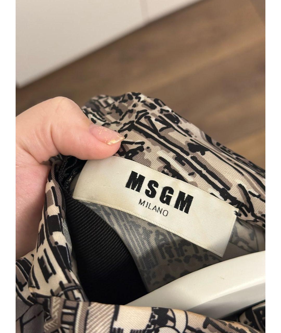 MSGM Полиэстеровое повседневное платье, фото 4