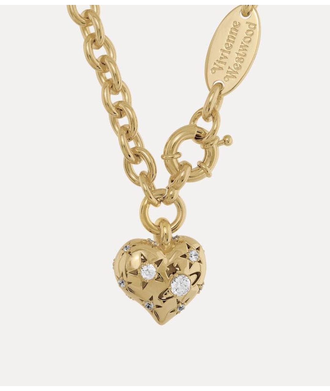 VIVIENNE WESTWOOD Золотой латунный чокер, фото 3