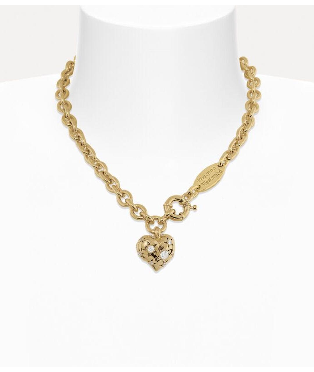 VIVIENNE WESTWOOD Золотой латунный чокер, фото 4