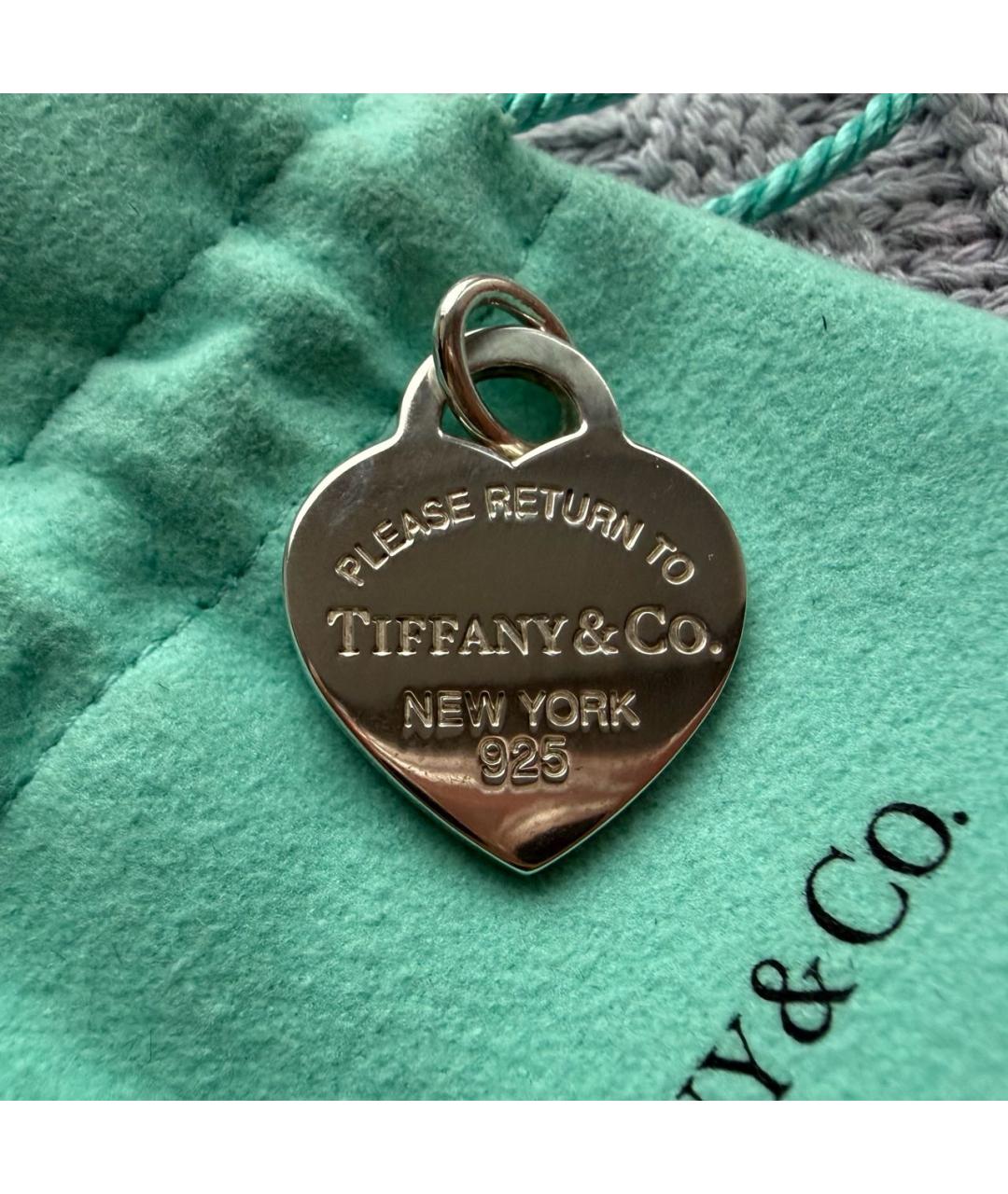 TIFFANY&CO Серебрянный серебряный кулон, фото 3