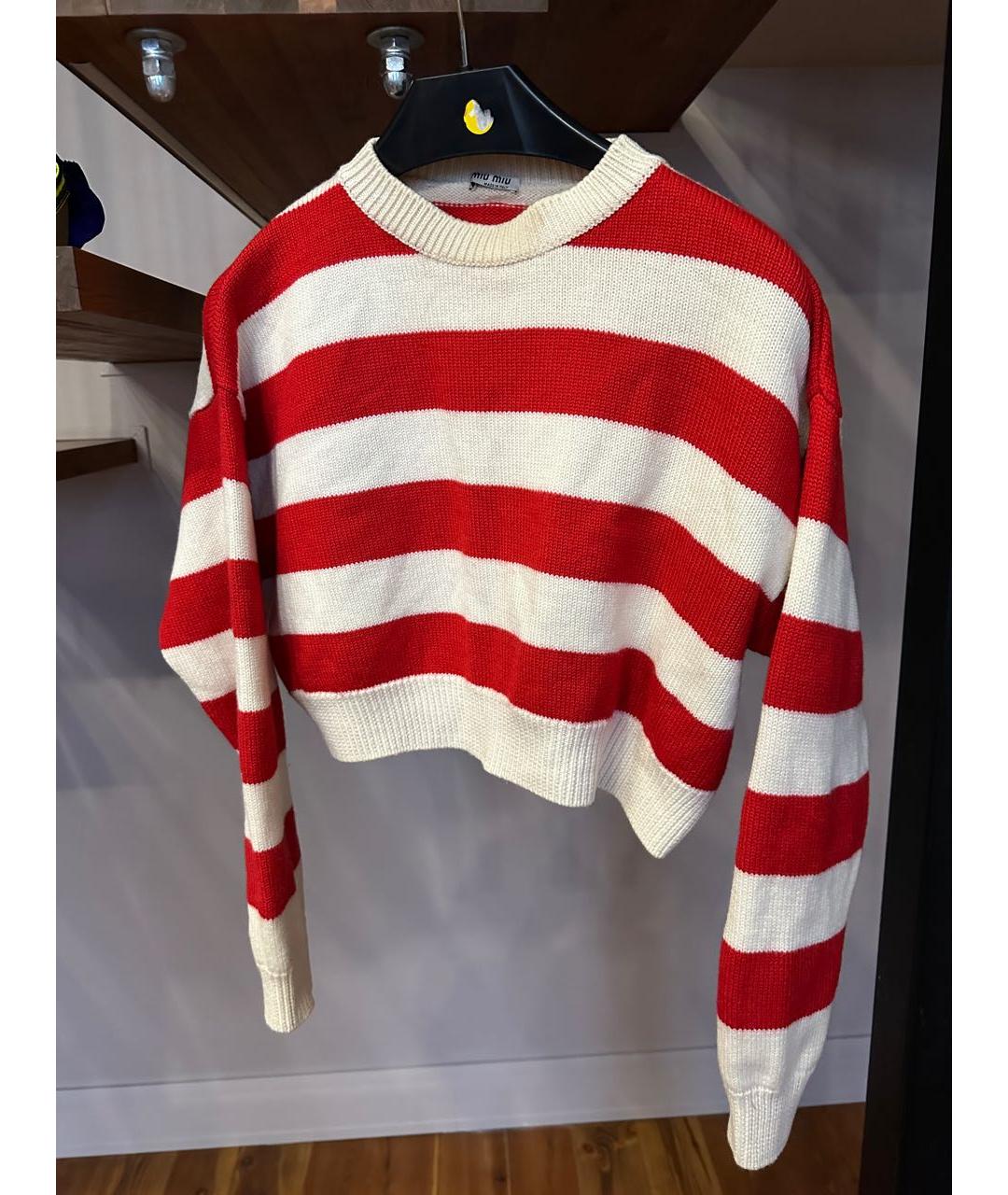 MIU MIU Мульти шерстяной джемпер / свитер, фото 3