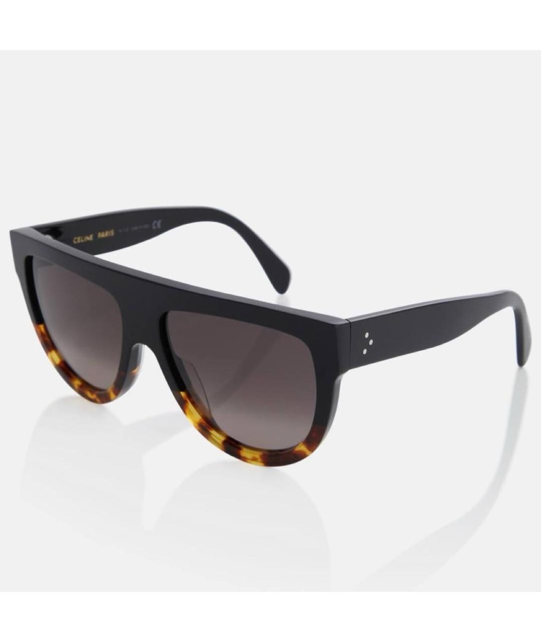CELINE Мульти пластиковые солнцезащитные очки, фото 5