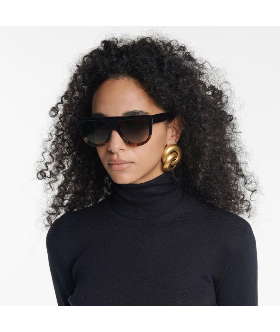 CELINE Мульти пластиковые солнцезащитные очки, фото 4