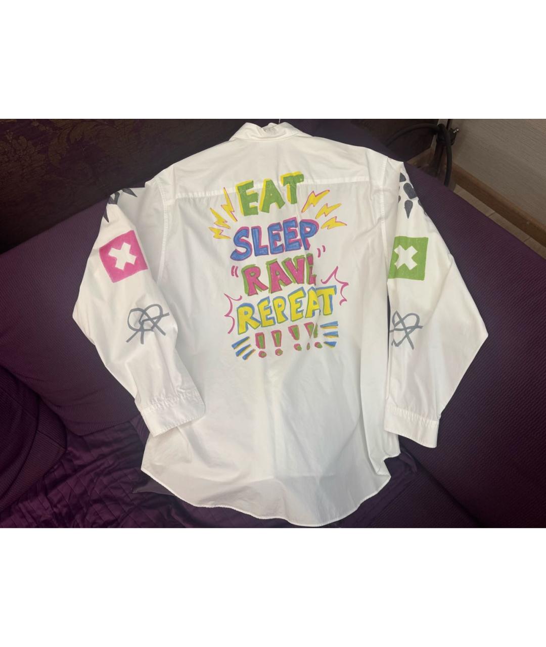 VETEMENTS Белая хлопковая рубашка, фото 2