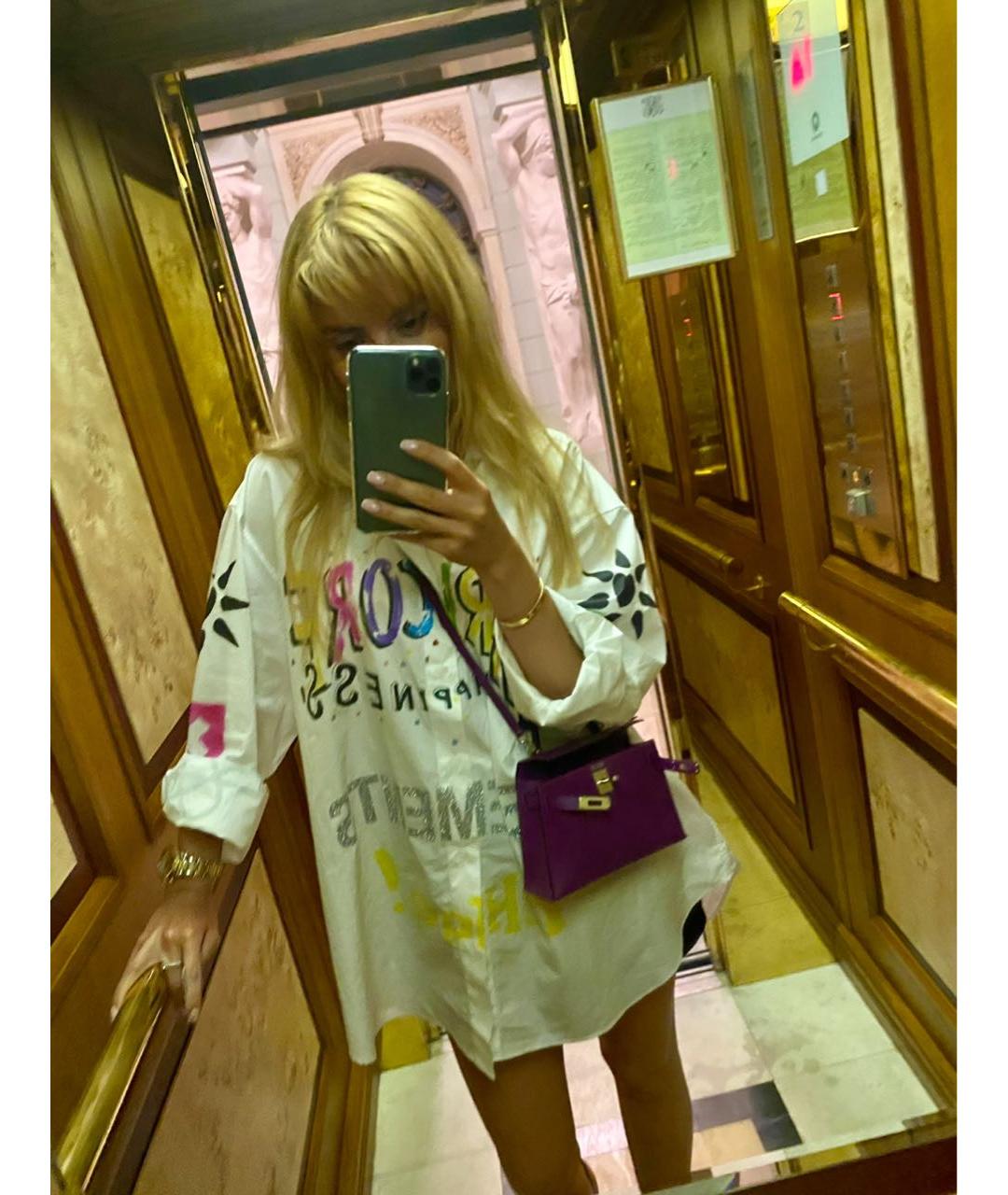 VETEMENTS Белая хлопковая рубашка, фото 3