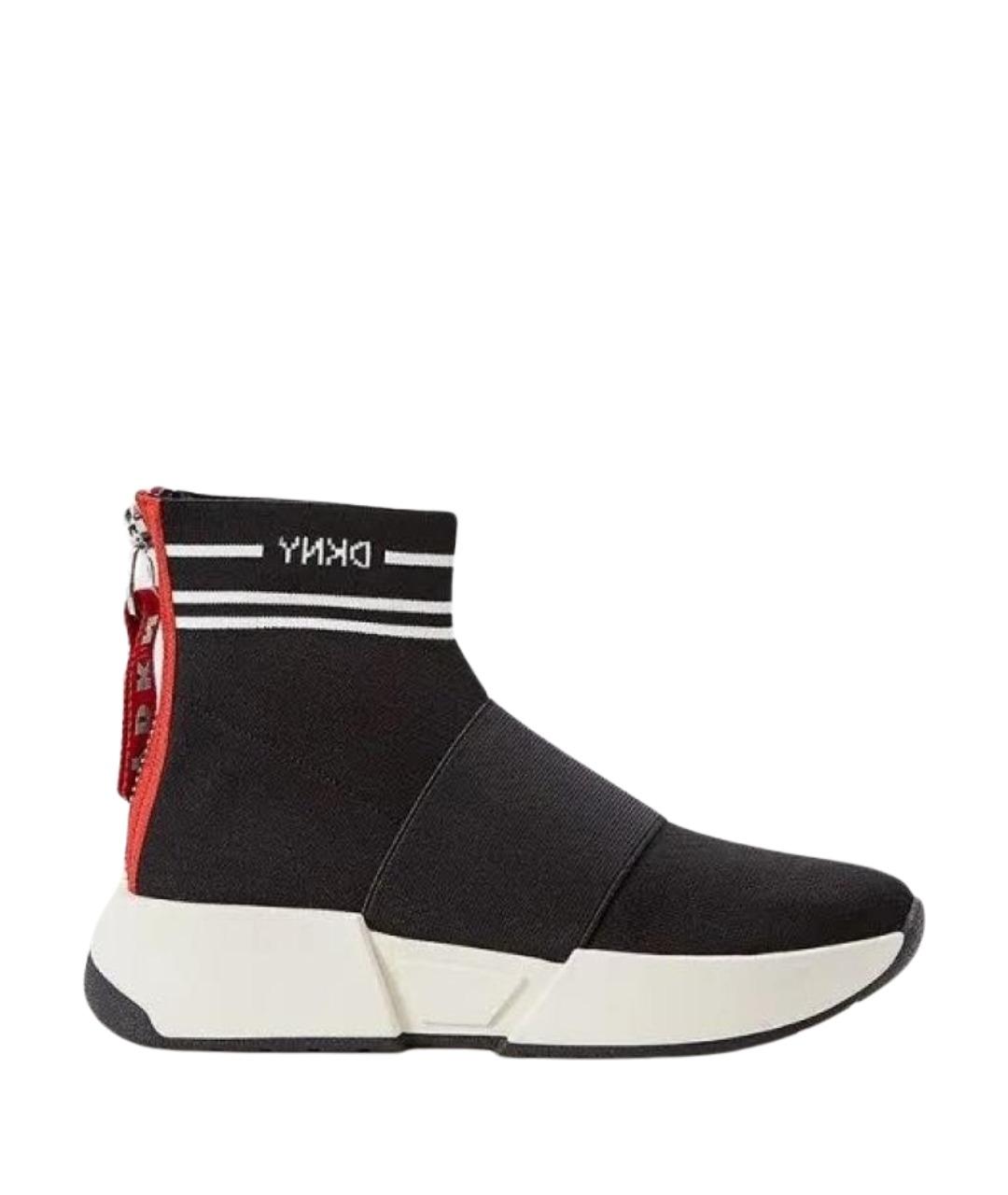 DKNY Черные текстильные кроссовки, фото 1