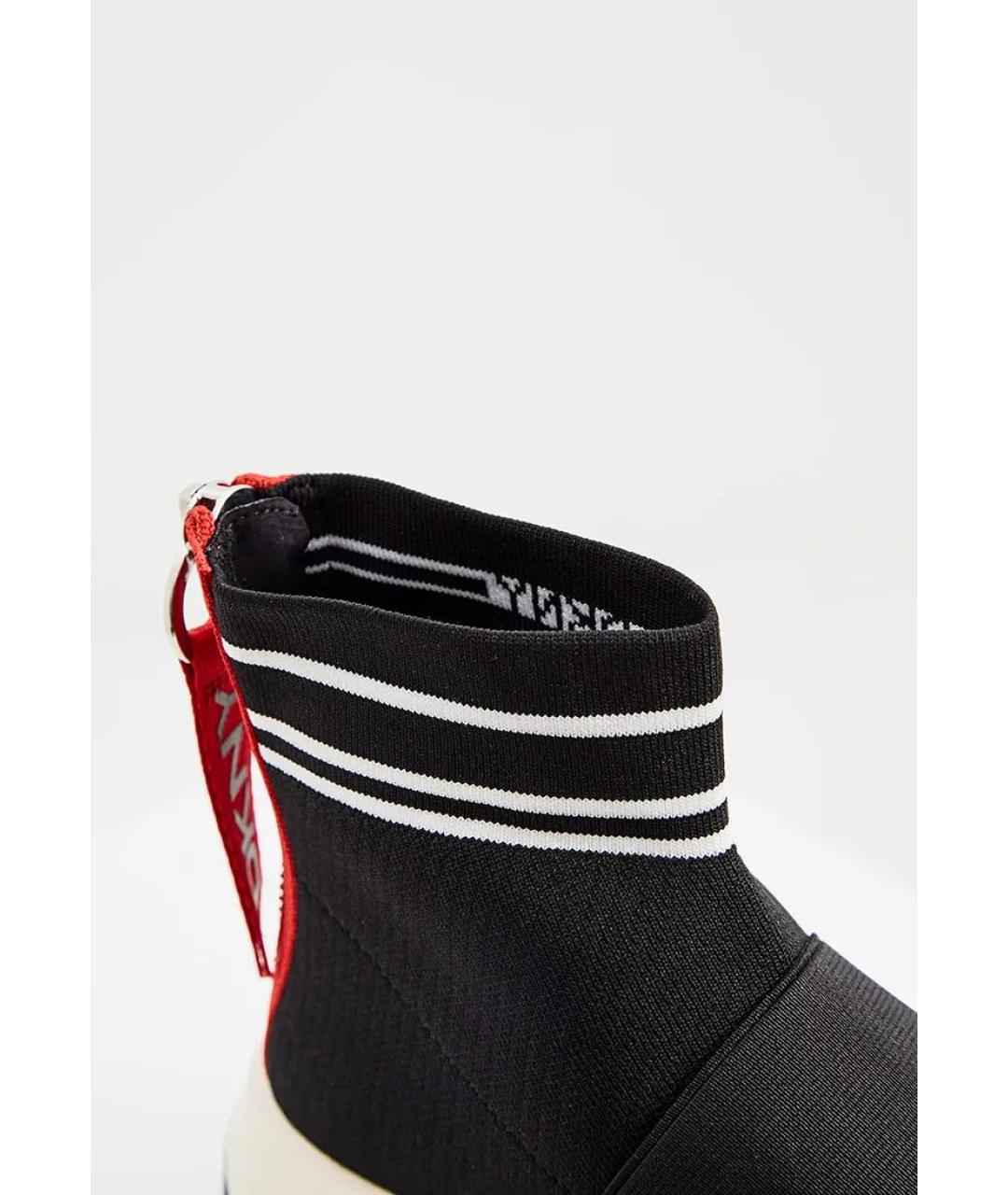 DKNY Черные текстильные кроссовки, фото 3