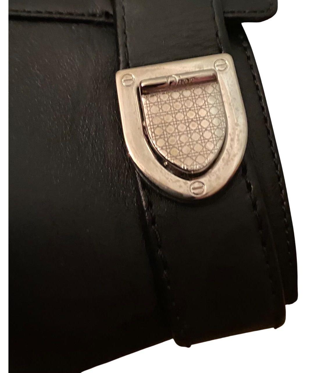 CHRISTIAN DIOR Черные кожаные ботильоны, фото 6