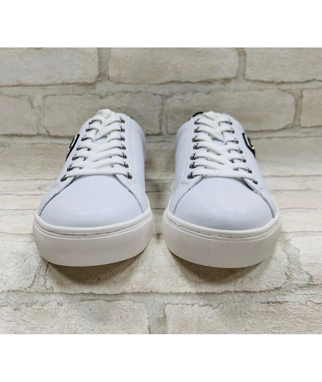 KARL LAGERFELD Белые кожаные кеды, фото 3