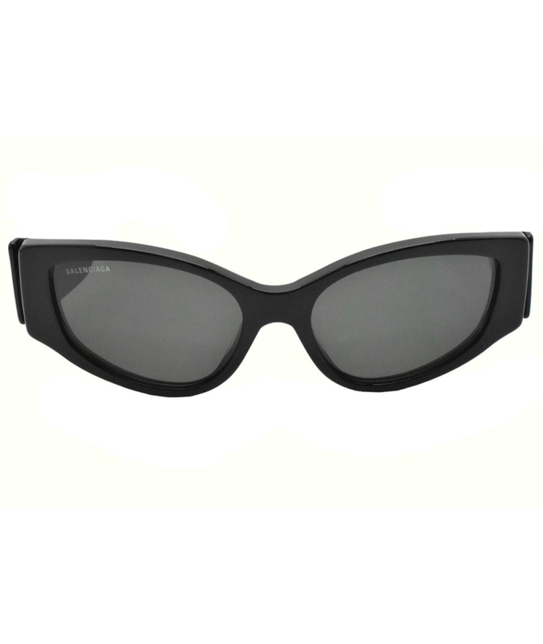 BALENCIAGA Черные пластиковые солнцезащитные очки, фото 2