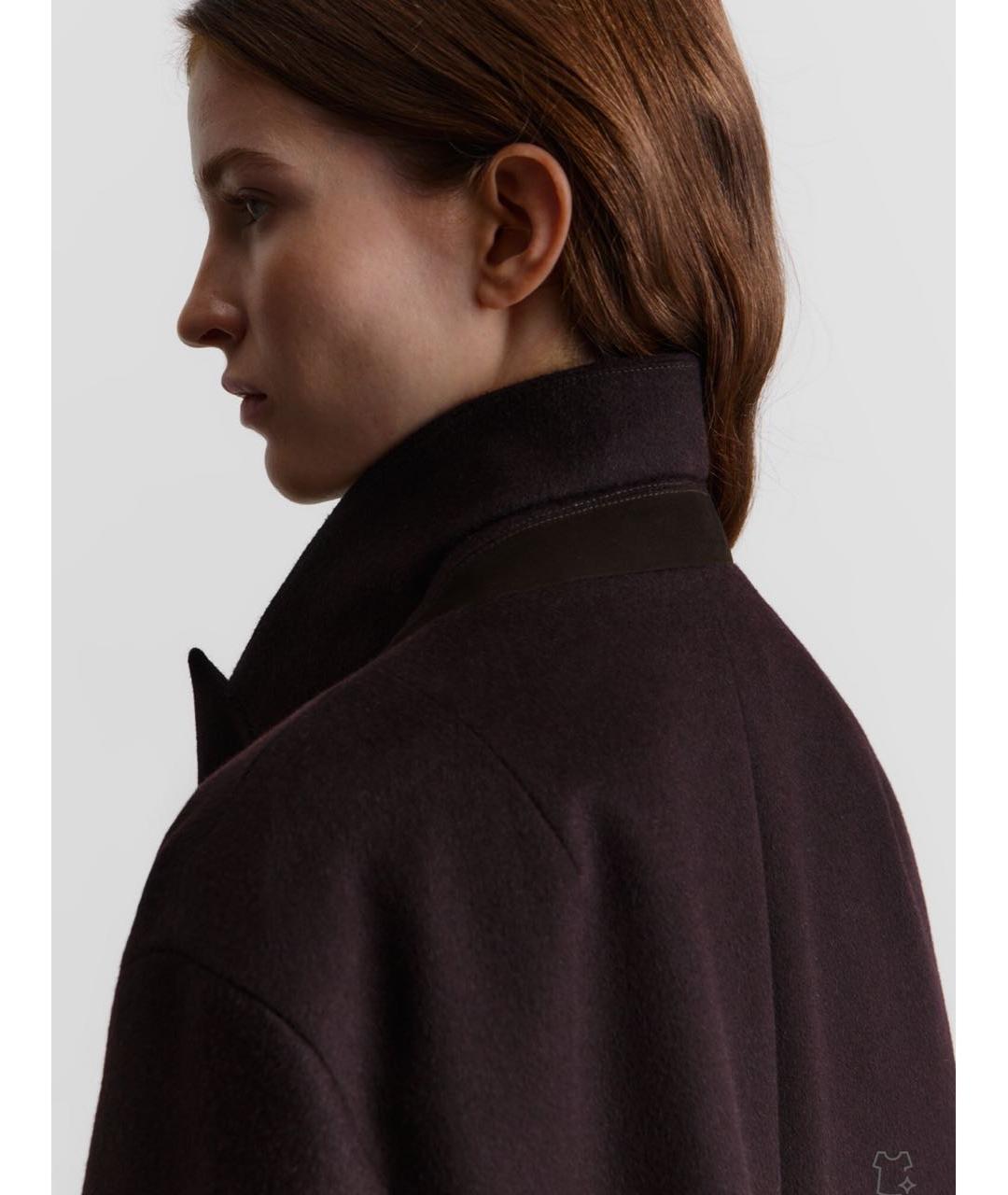 12 STOREEZ Коричневый шерстяной жакет/пиджак, фото 3