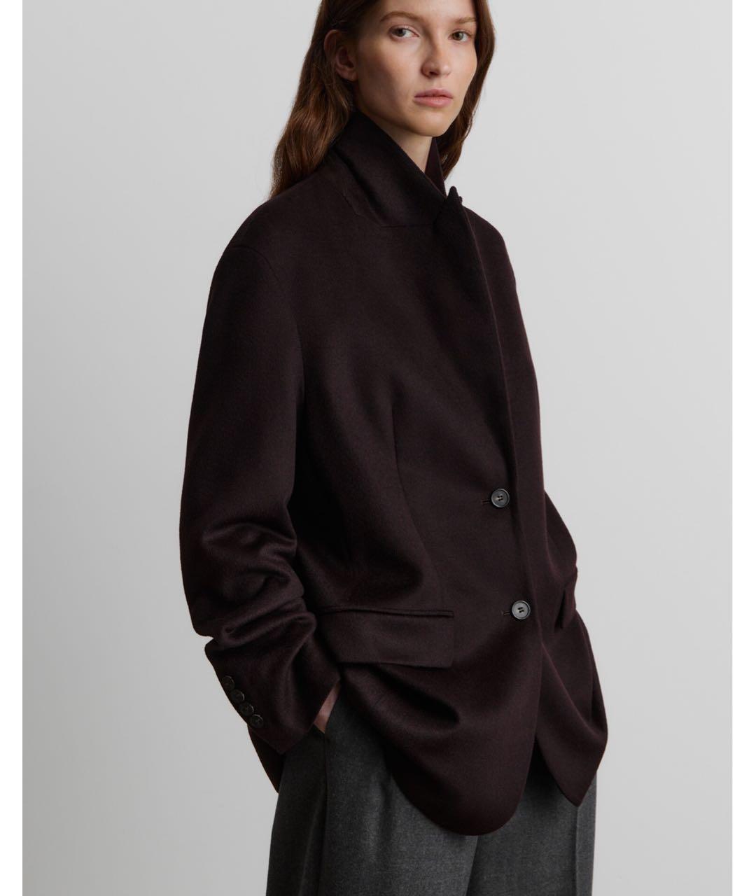 12 STOREEZ Коричневый шерстяной жакет/пиджак, фото 2