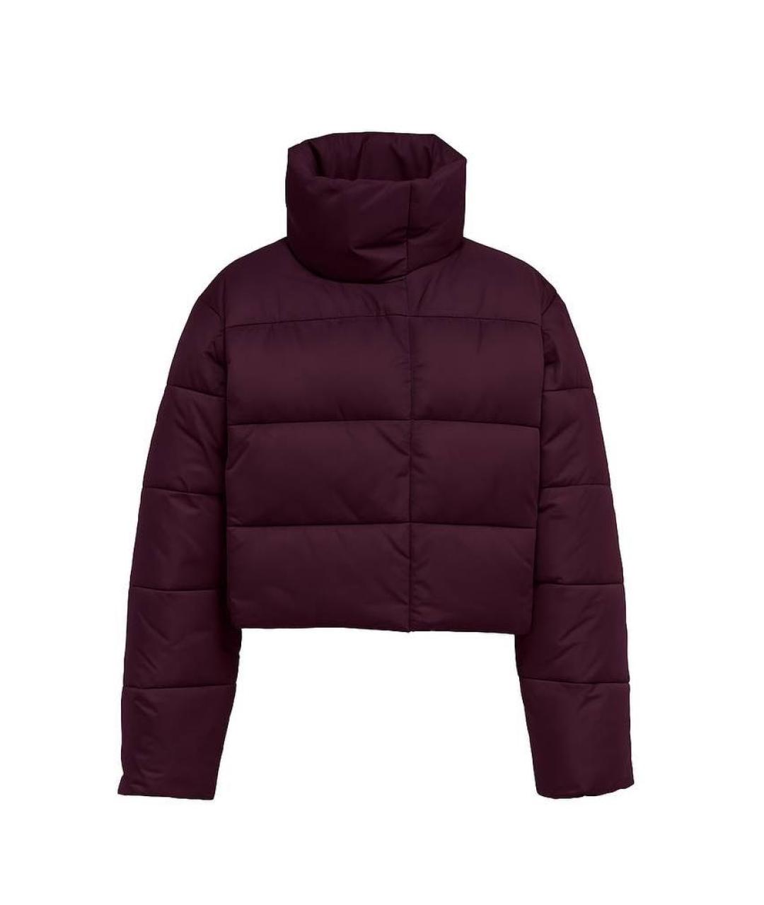 ALO YOGA Бордовая полиэстеровая куртка, фото 1