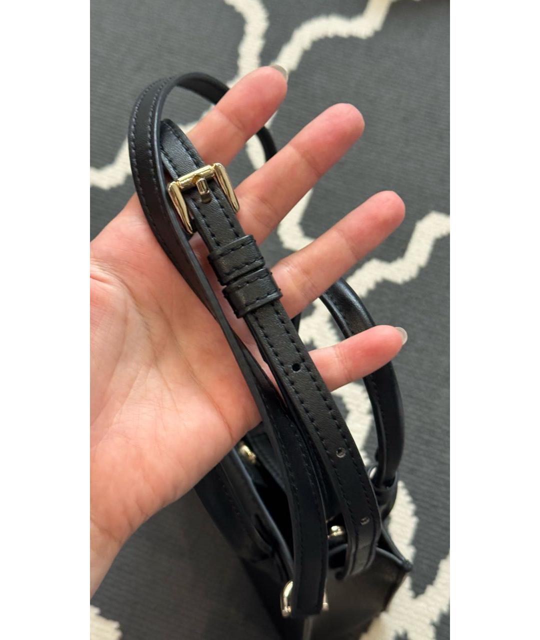 MICHAEL KORS Черная сумка через плечо из искусственной кожи, фото 5