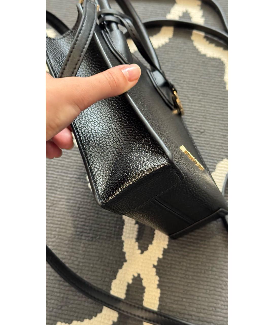 MICHAEL KORS Черная сумка через плечо из искусственной кожи, фото 2