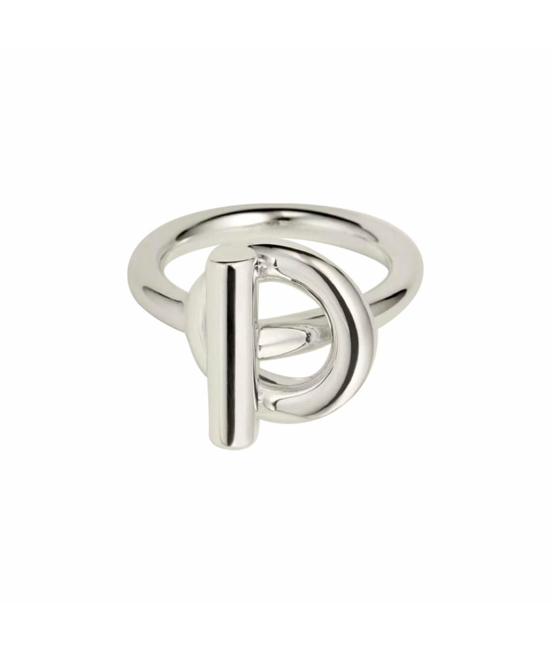 HERMES Серебряное серебряное кольцо, фото 1