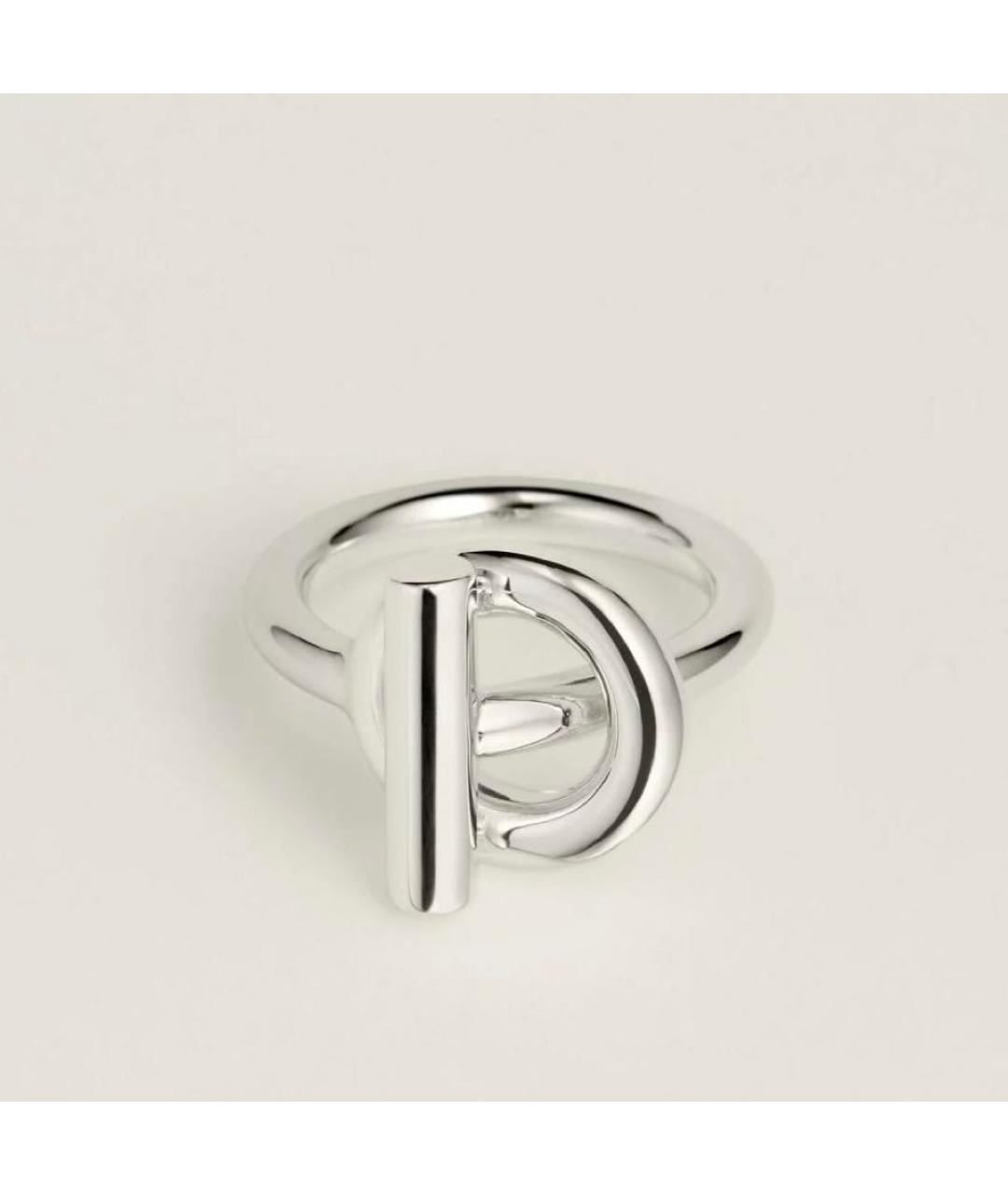 HERMES Серебряное серебряное кольцо, фото 7