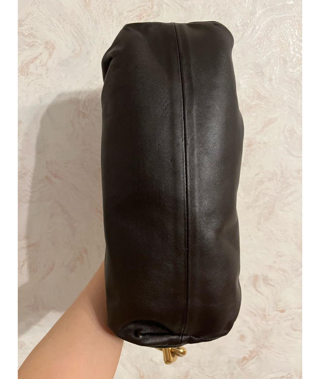 BOTTEGA VENETA Коричневая кожаная сумка через плечо, фото 6