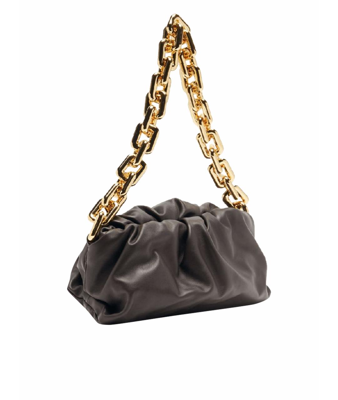 BOTTEGA VENETA Коричневая кожаная сумка через плечо, фото 1