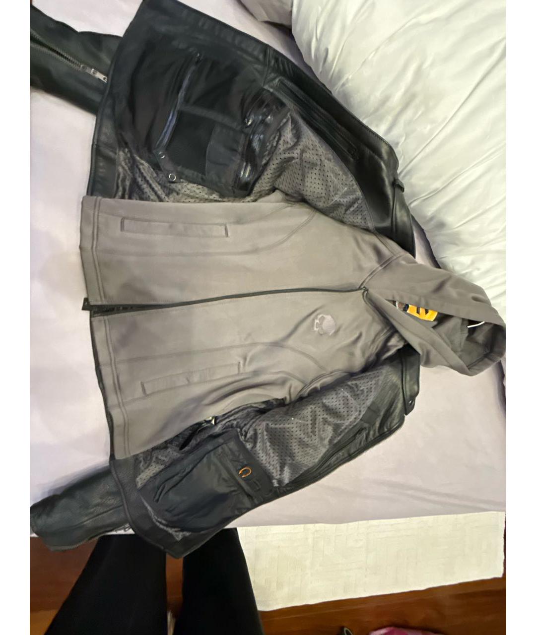 Harley Davidson Черная кожаная куртка, фото 5