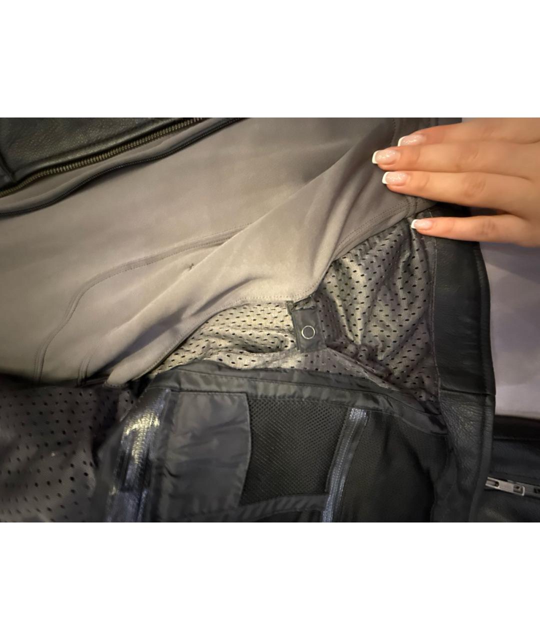 Harley Davidson Черная кожаная куртка, фото 7
