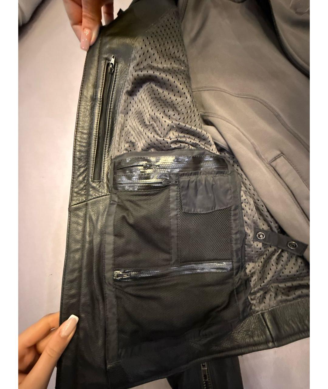 Harley Davidson Черная кожаная куртка, фото 6