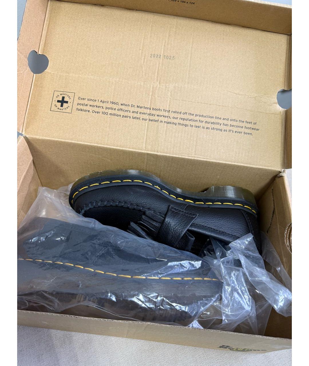 DR. MARTENS Черные кожаные лоферы, фото 5