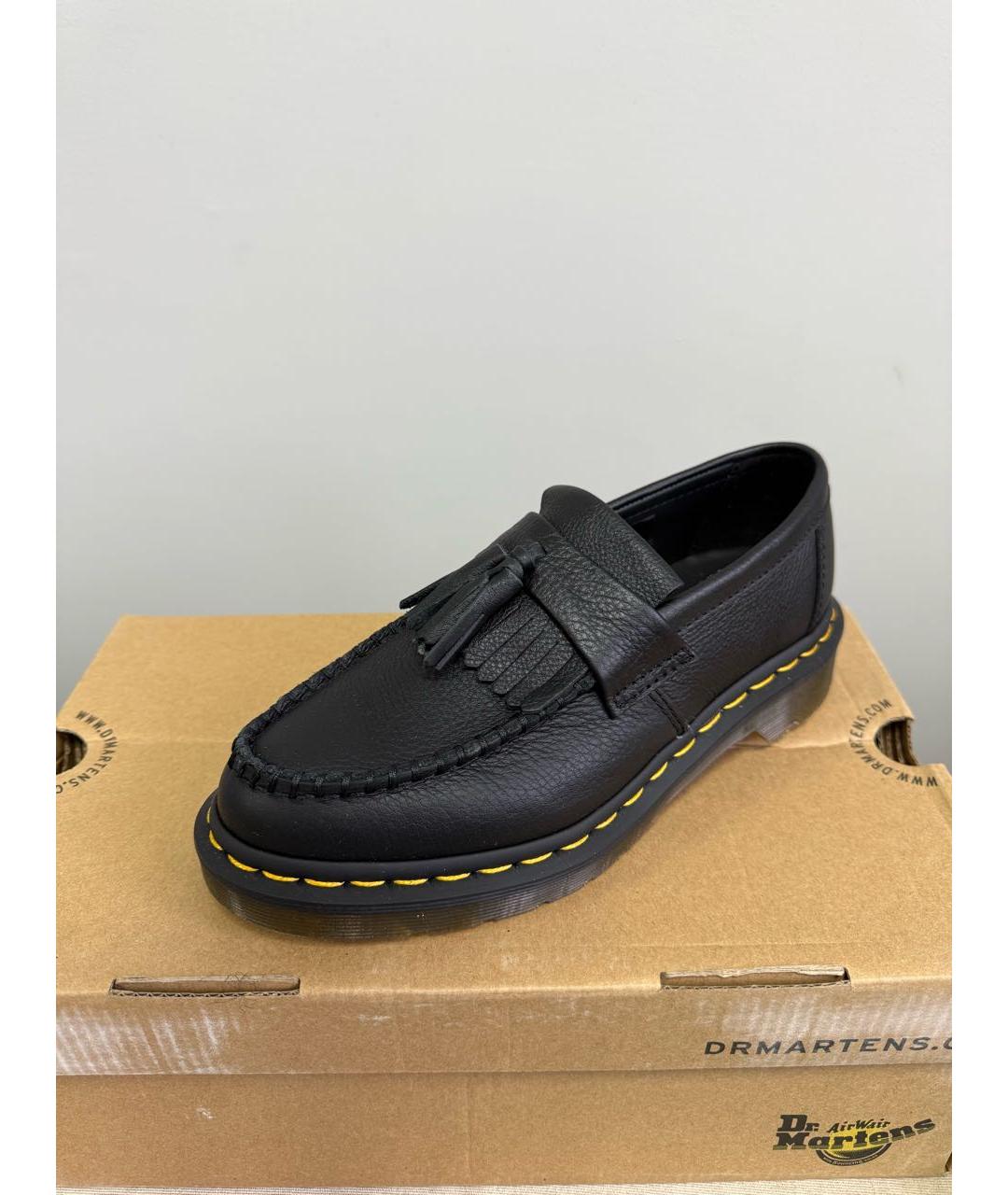 DR. MARTENS Черные кожаные лоферы, фото 2