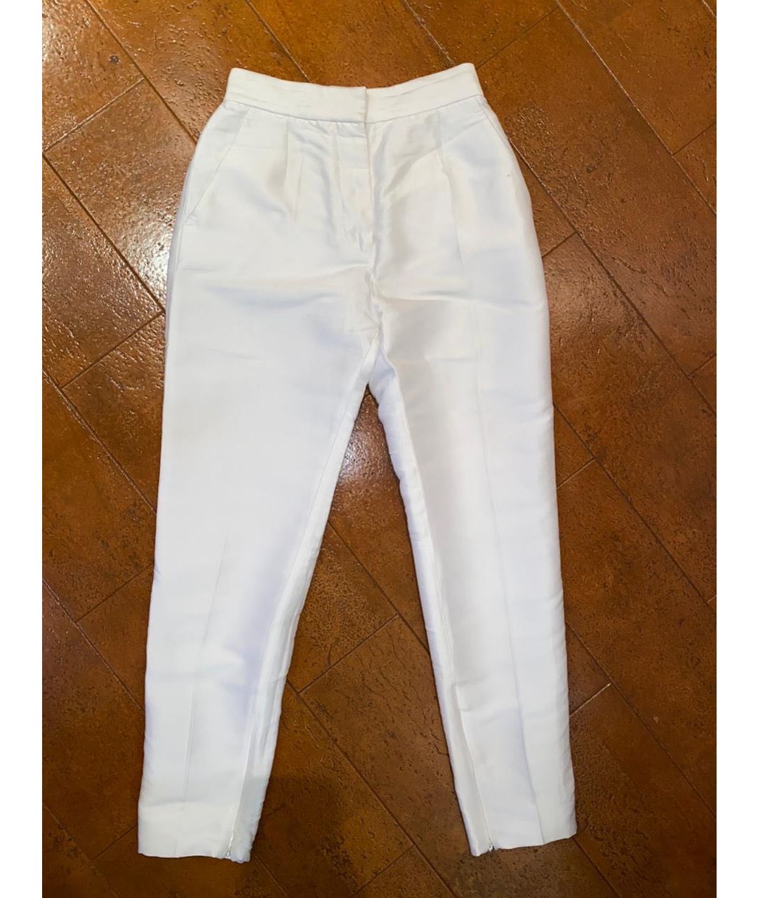 STELLA MCCARTNEY Белые брюки узкие, фото 4