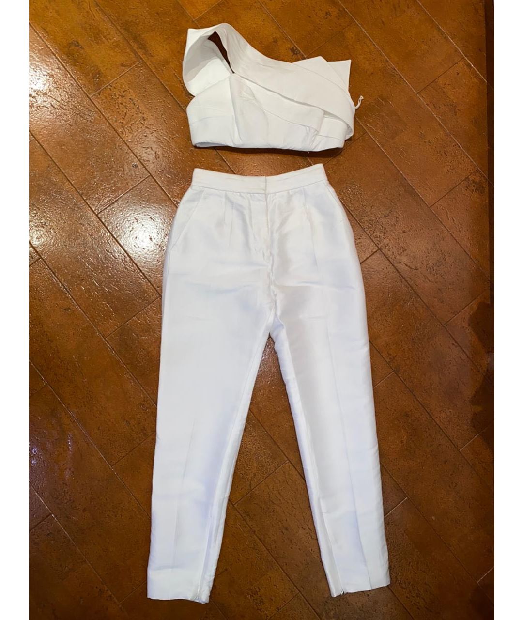 STELLA MCCARTNEY Белые брюки узкие, фото 3