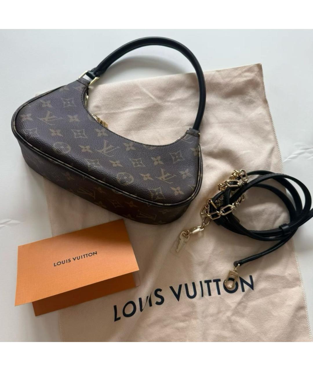 LOUIS VUITTON Коричневая сумка через плечо, фото 2