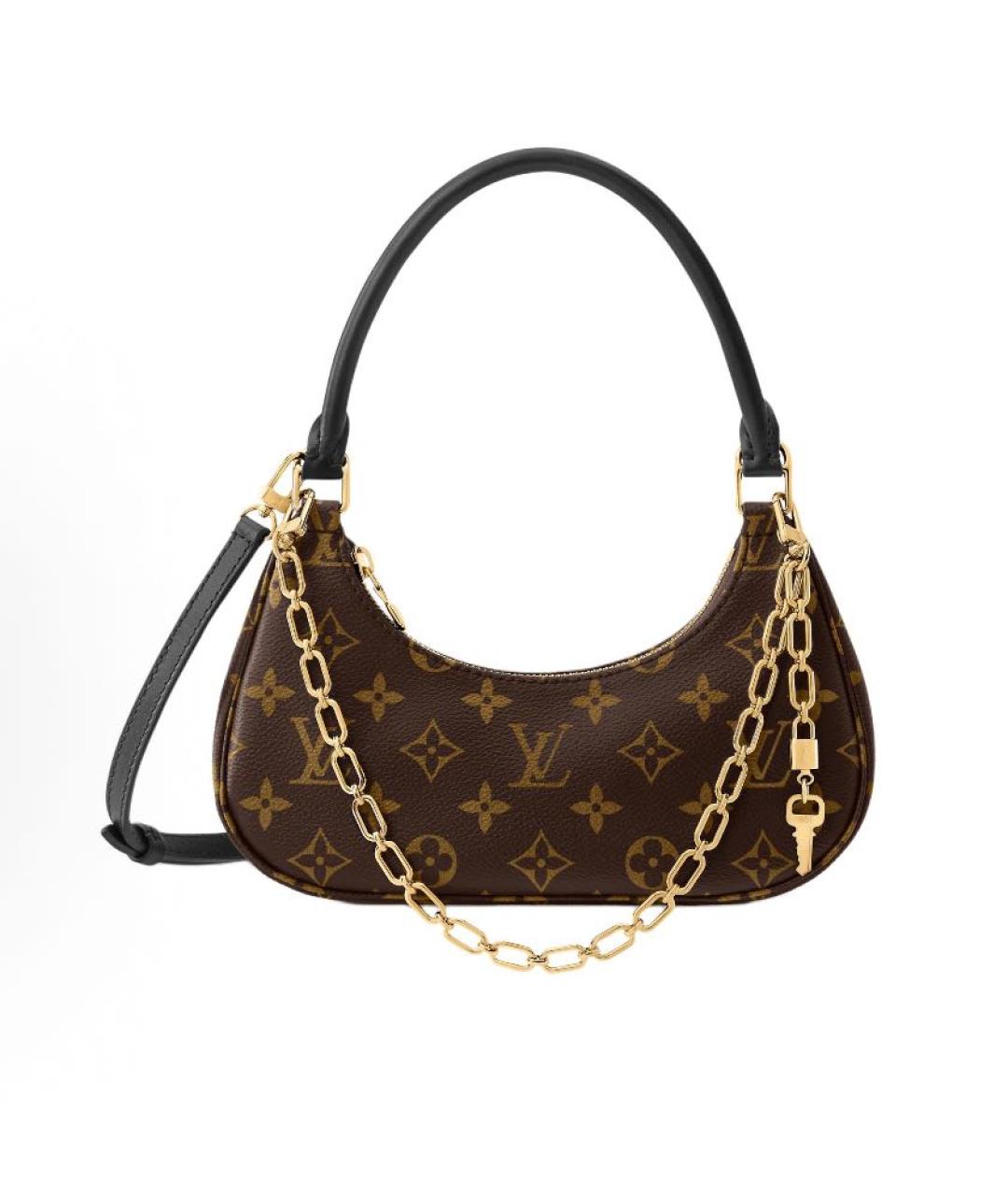 LOUIS VUITTON Коричневая сумка через плечо, фото 4